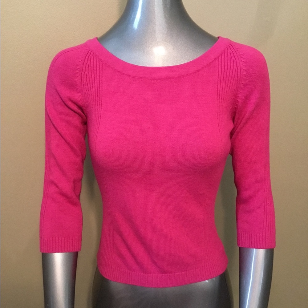 Vintage Takeout pink cropped sweater